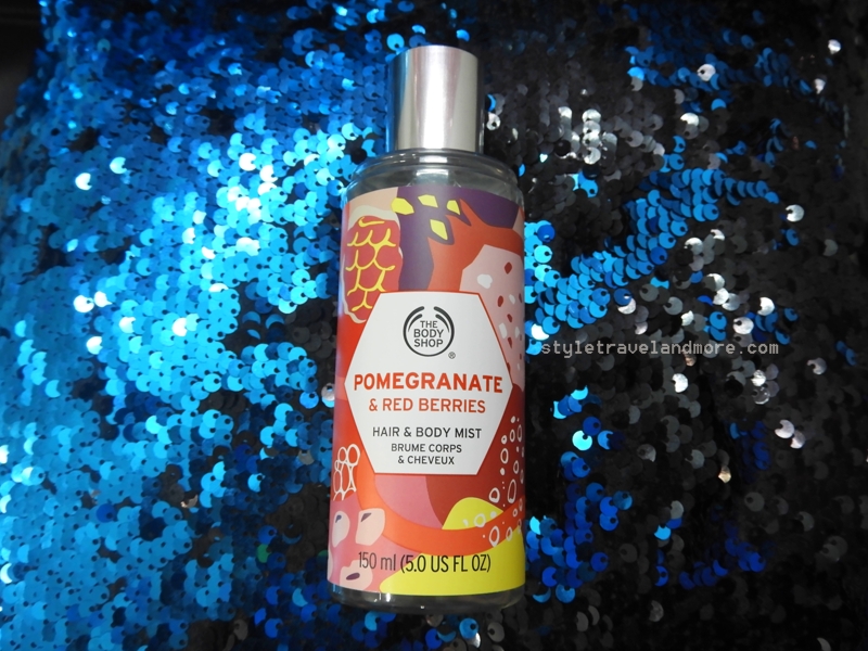 body shop hair and body mist